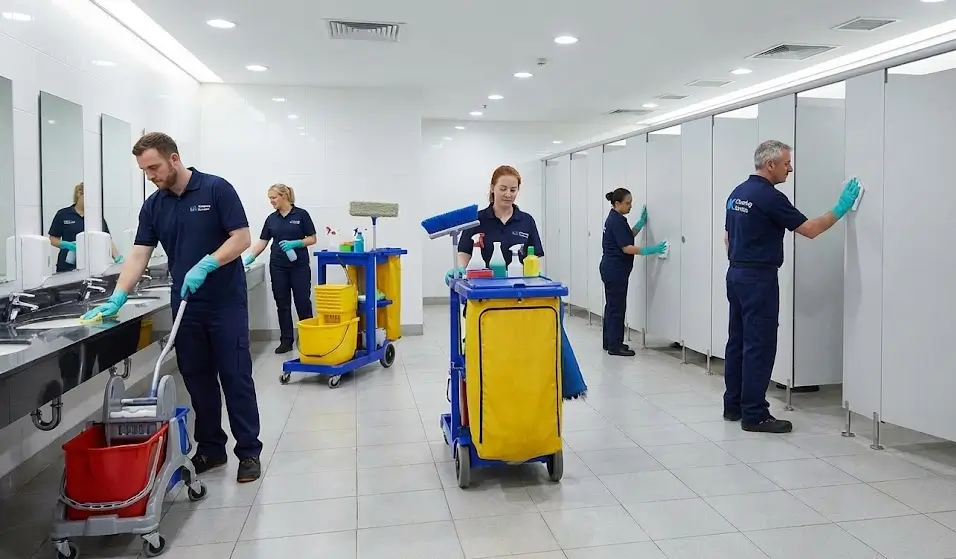 Hiring washroom cleaning services