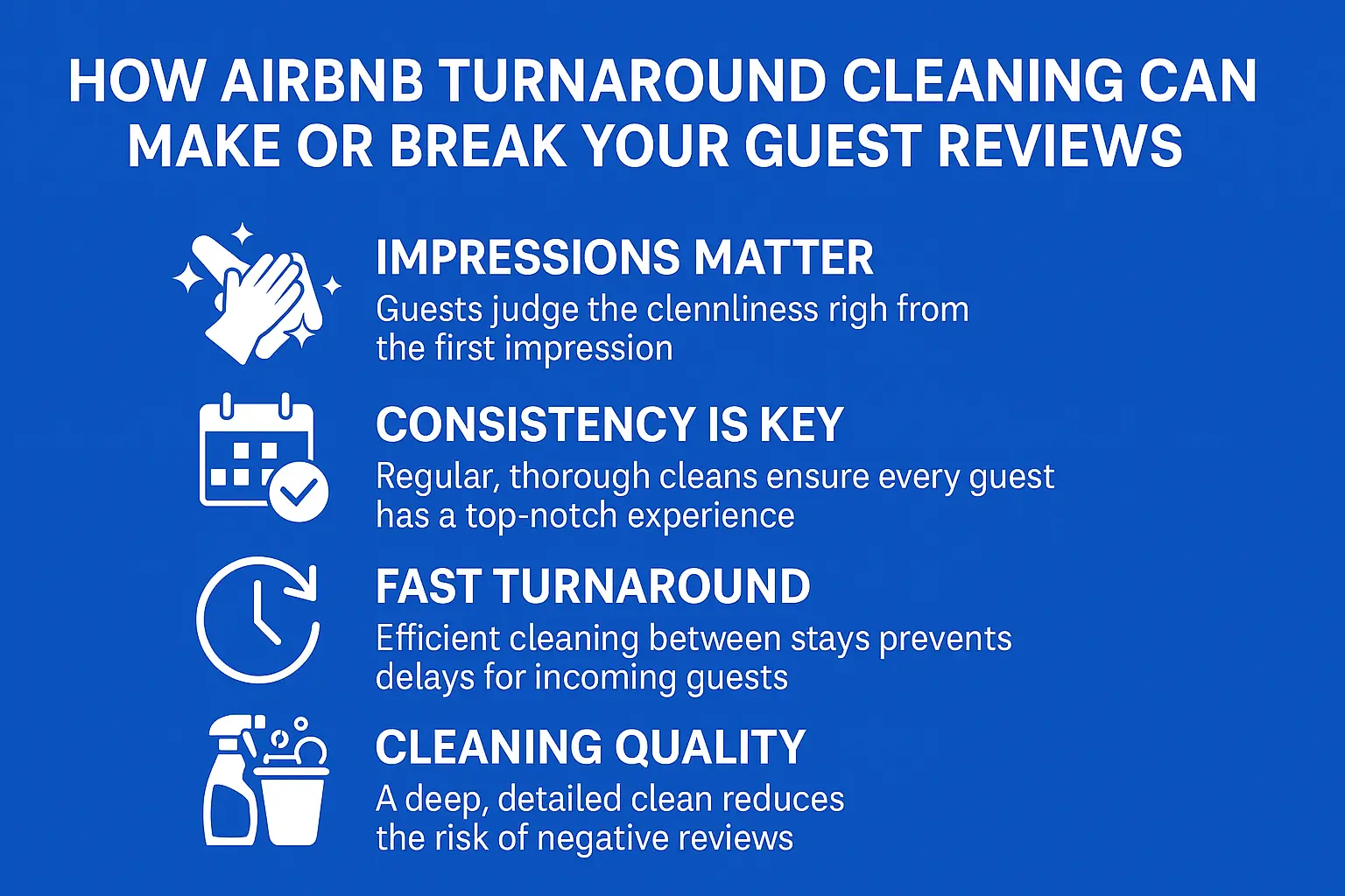 How Airbnb Turnaround Cleaning Can Make or Break Your Guest Reviews