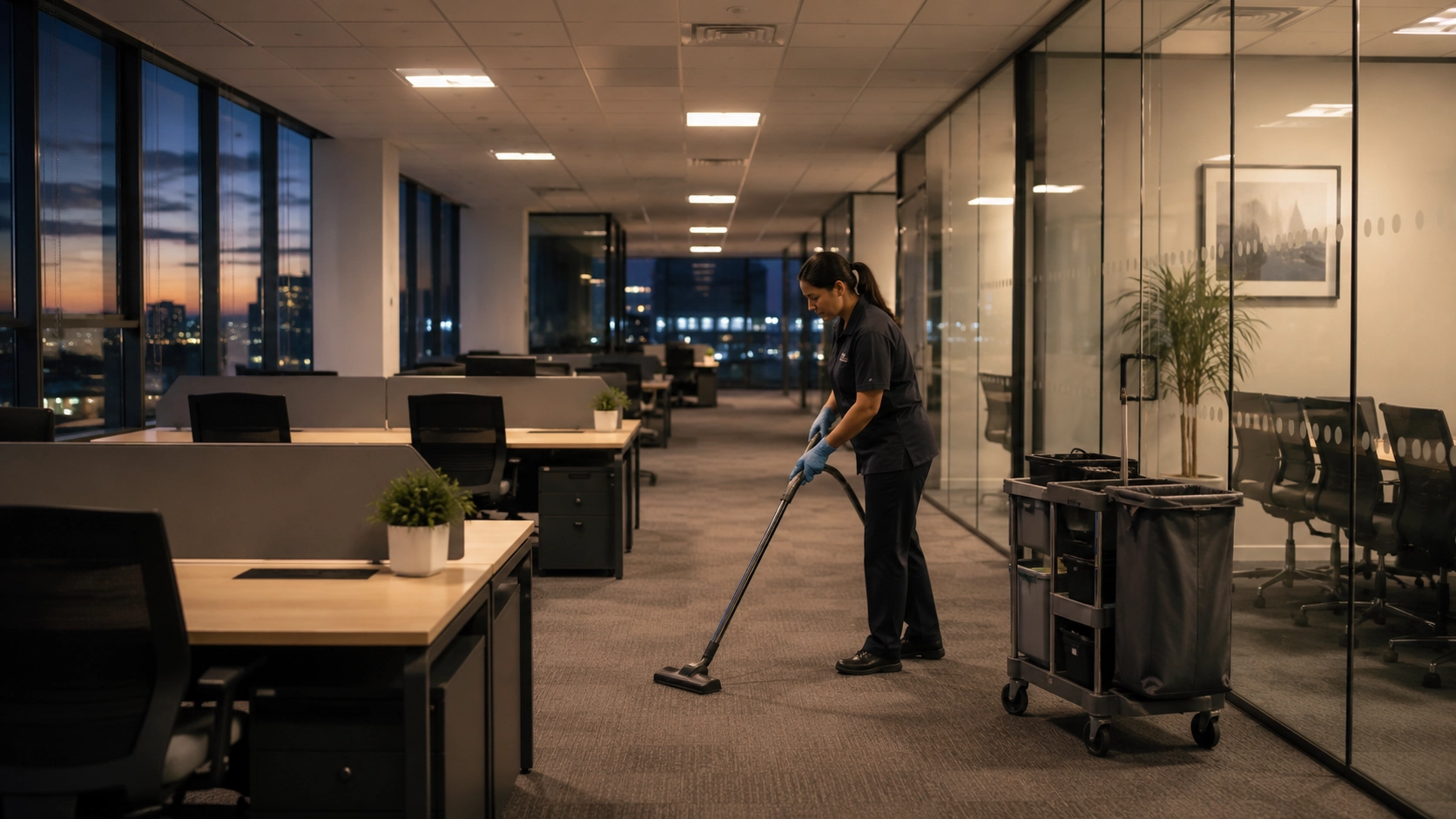 How After-Hours Office Cleaning Works Without Disrupting Staff