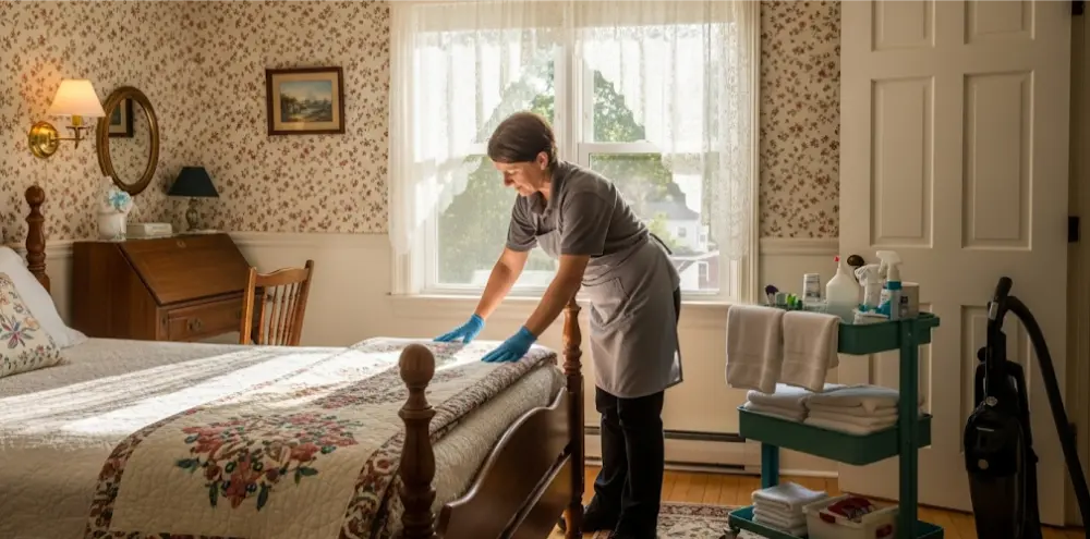 bed and breakfast cleaning