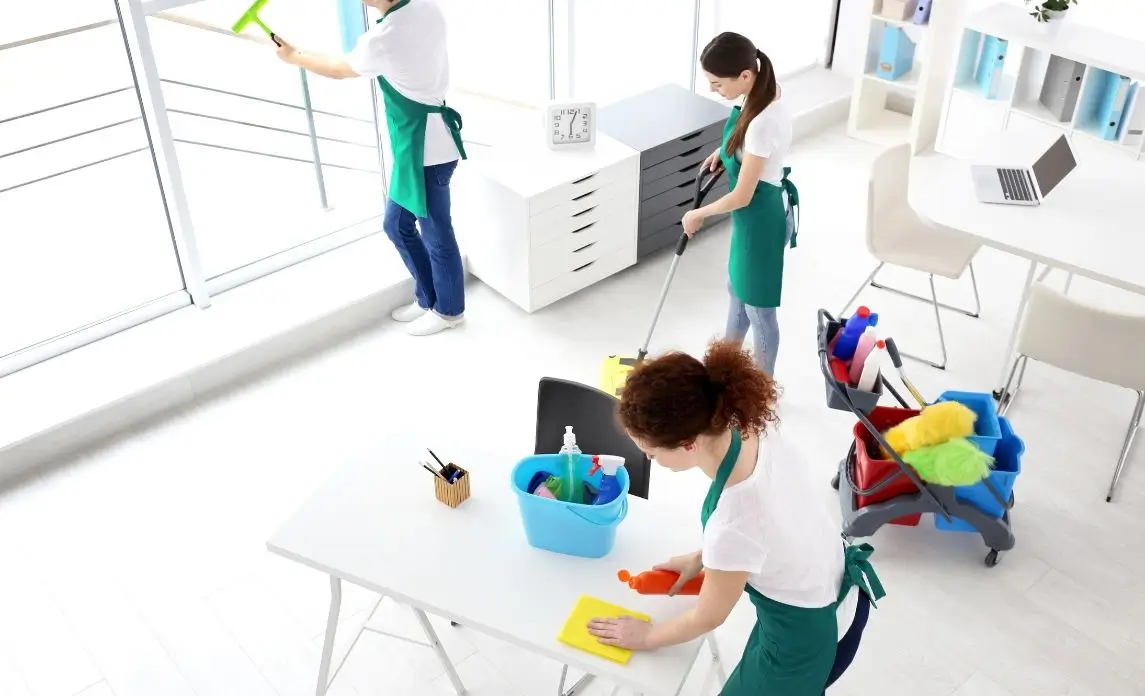 communal area cleaning schedule