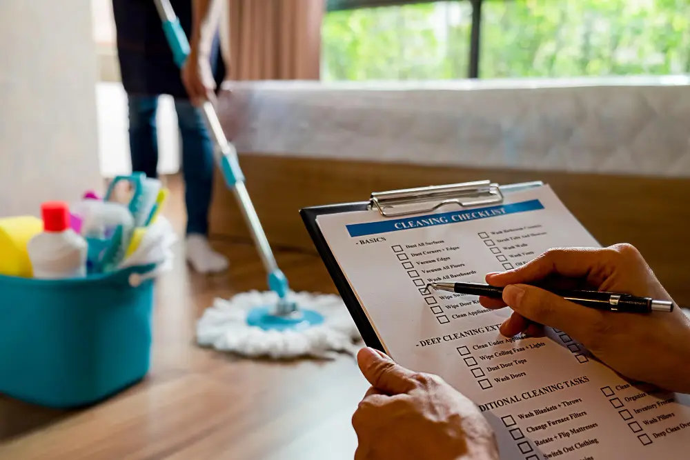 end of tenancy cleaning checklist